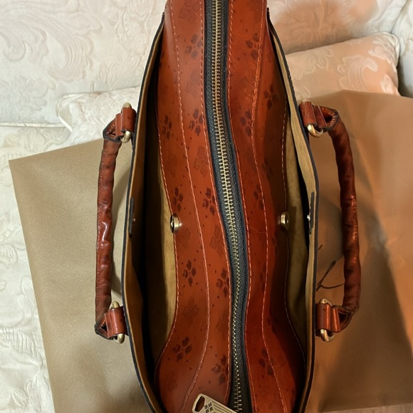 Patricia Nash, Paris, genuine, leather satchel - Picture 6 of 12